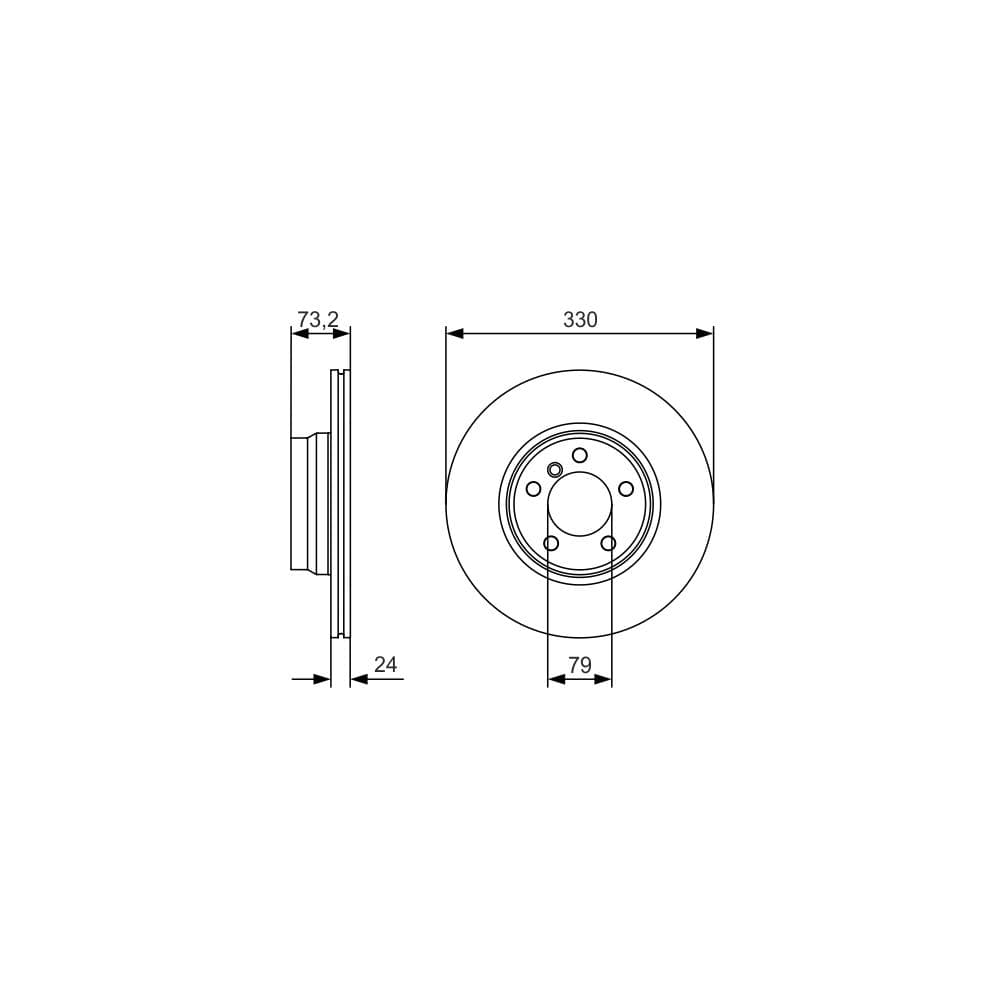 Disc frana BOSCH 0 986 479 A06
