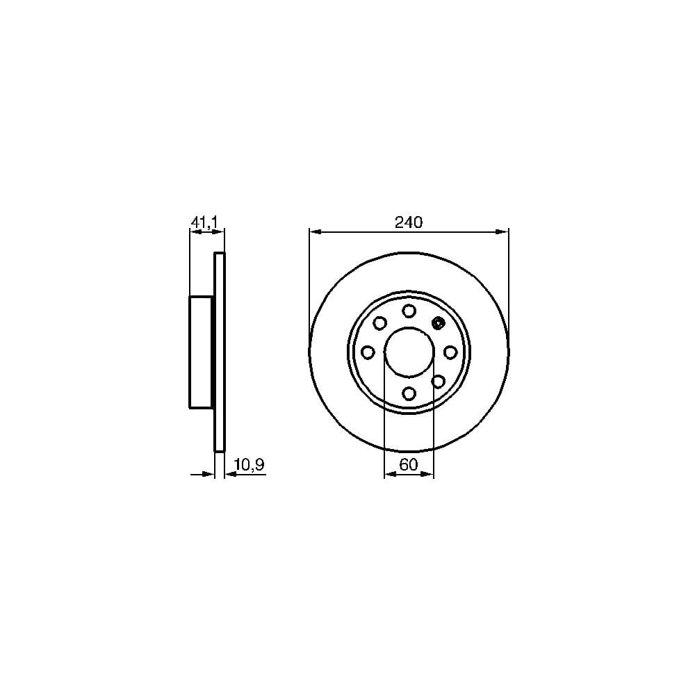 Disc frana BOSCH 0 986 479 189