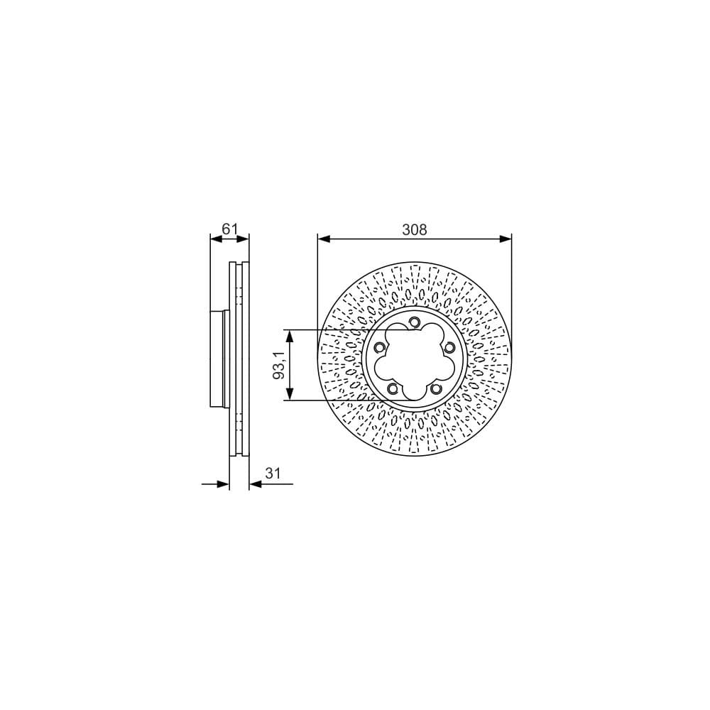Disc frana BOSCH 0 986 479 C99