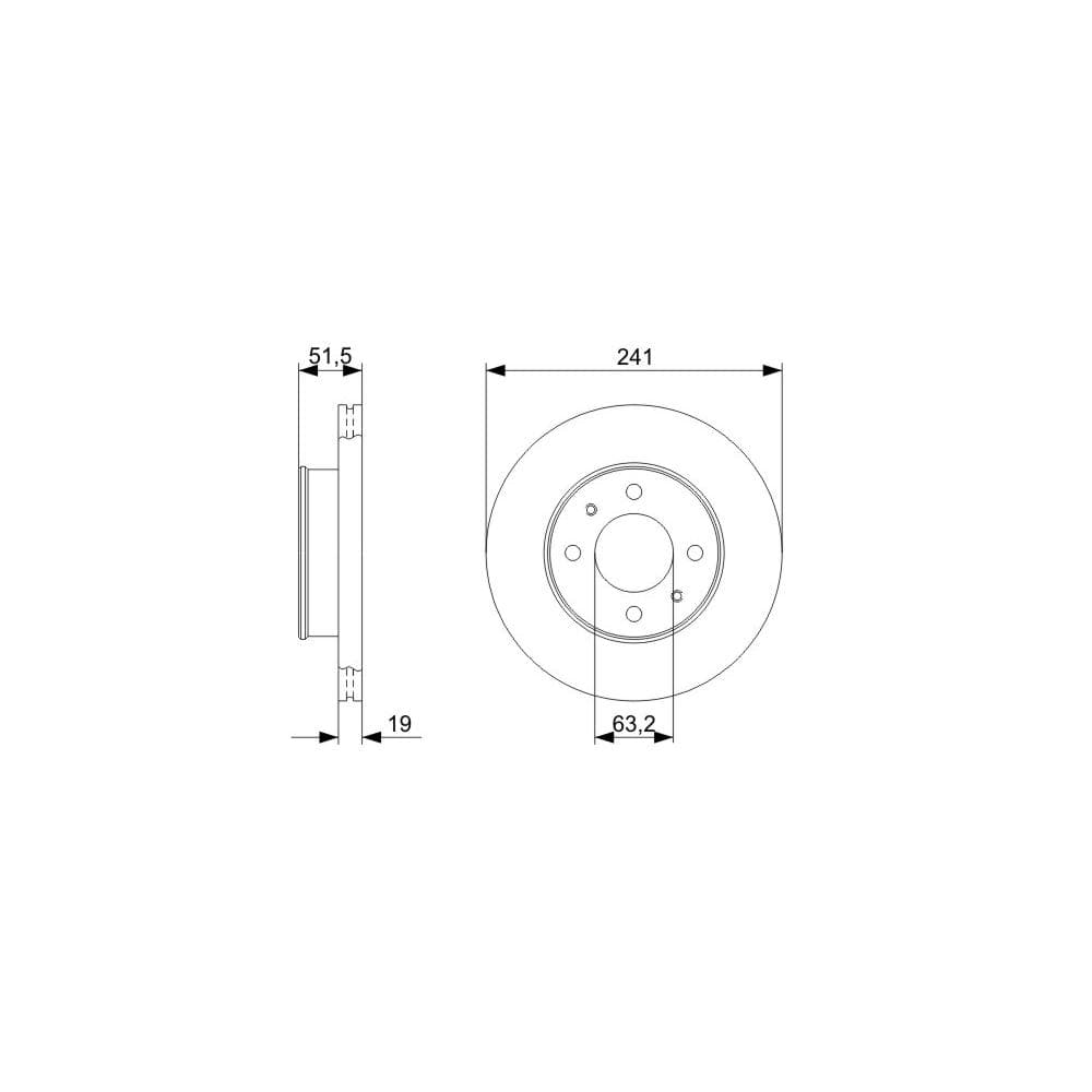 Disc frana BOSCH 0 986 479 377