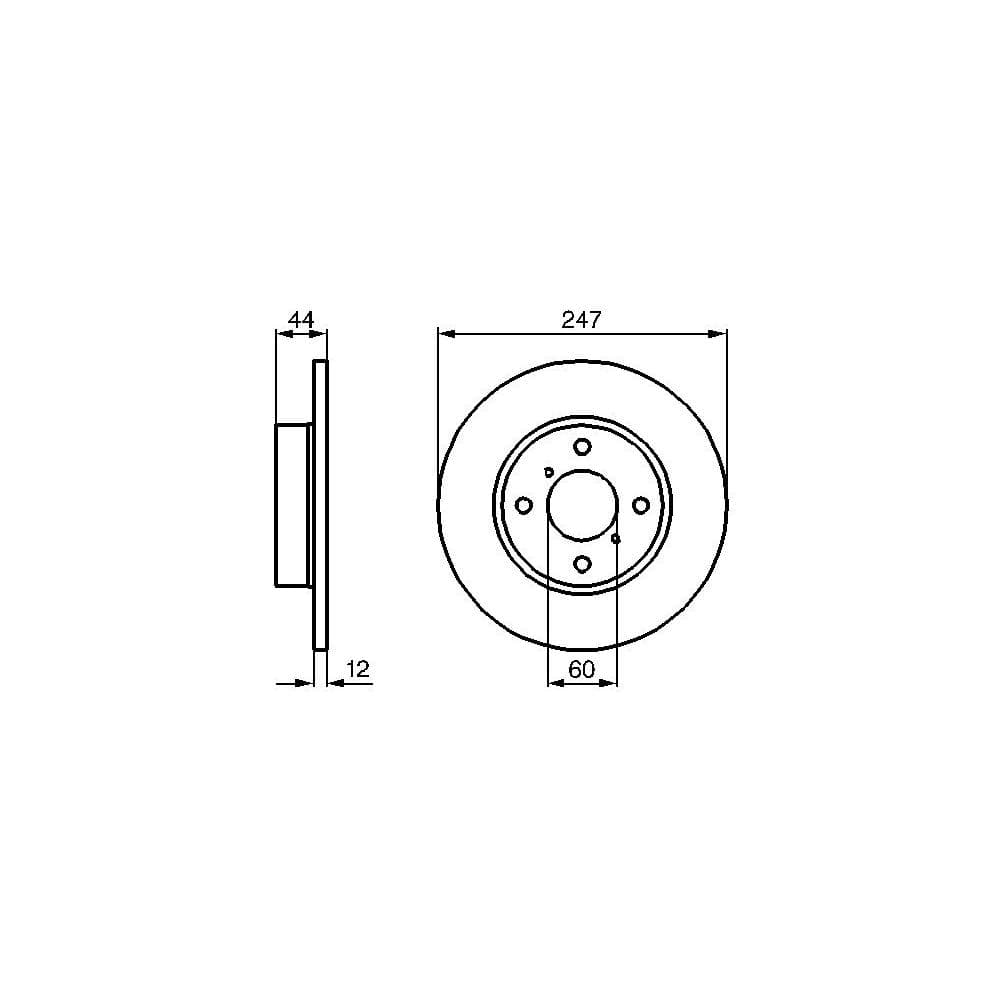 Disc frana BOSCH 0 986 478 729