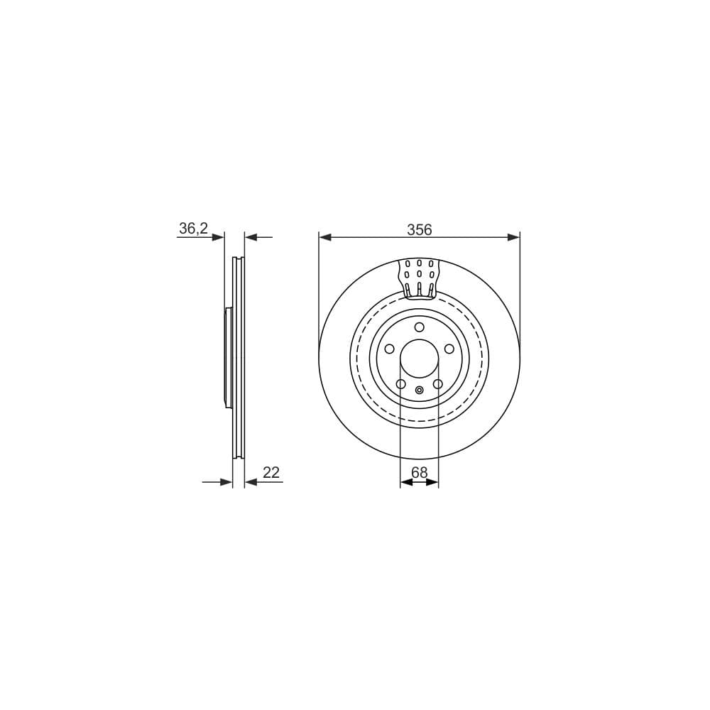 Disc frana BOSCH 0 986 479 749