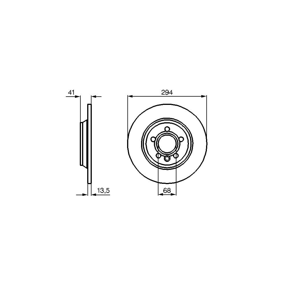 Disc frana BOSCH 0 986 478 569
