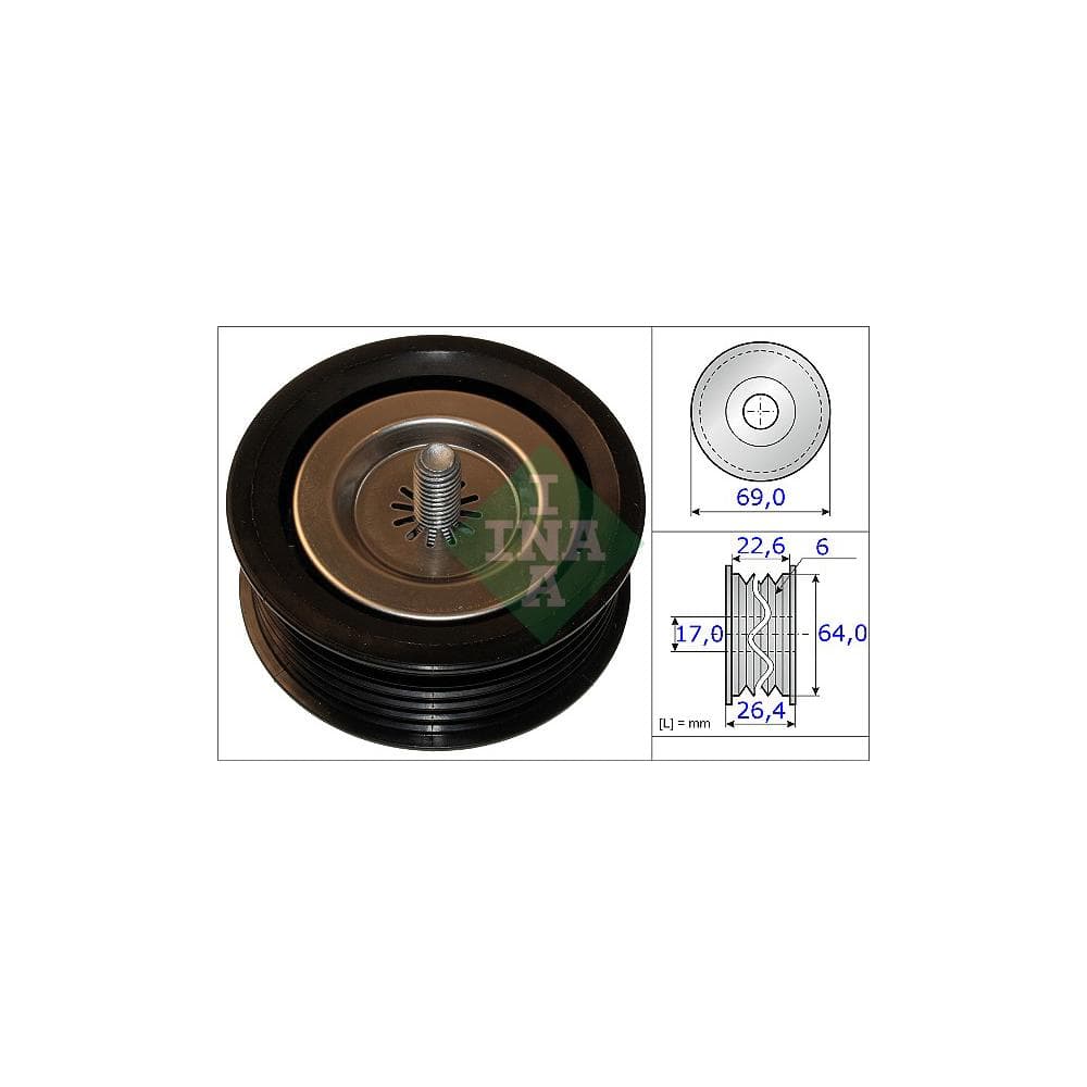 Rola ghidare/conducere, curea transmisie Schaeffler INA 532 0671 10