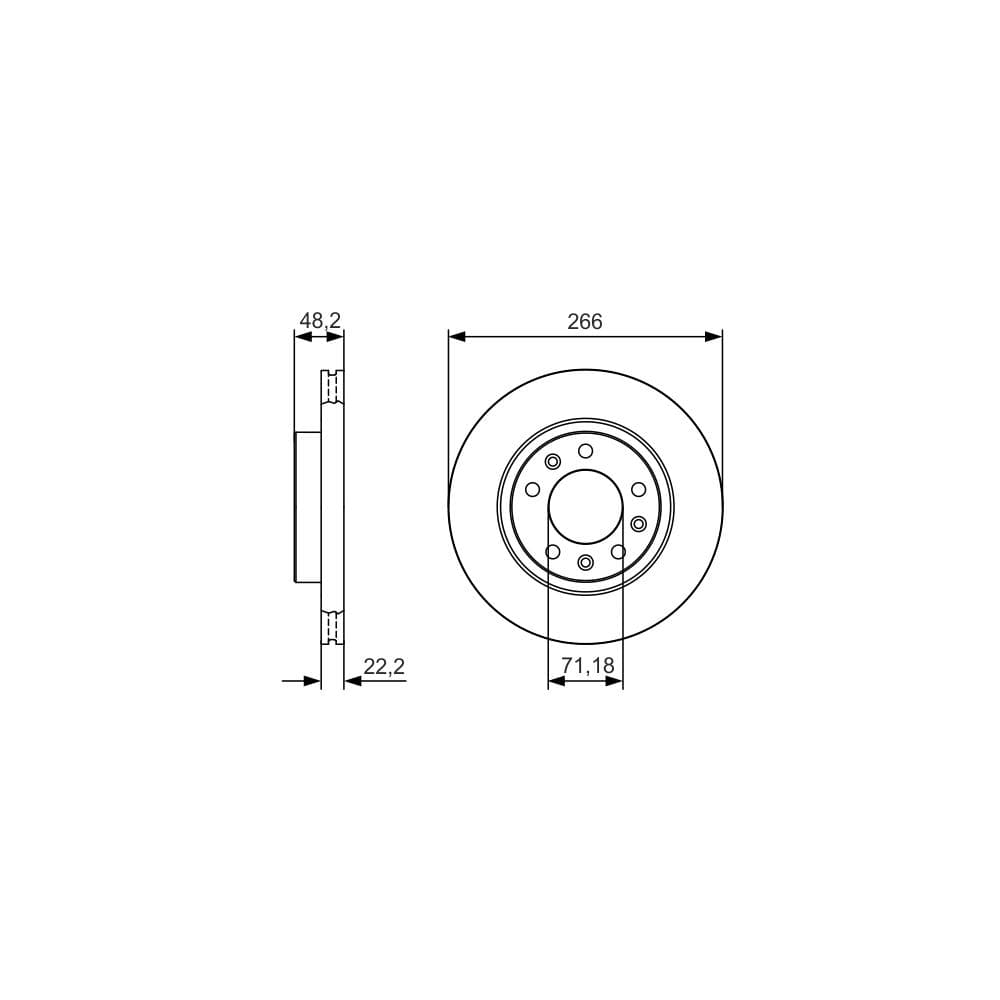 Disc frana BOSCH 0 986 479 C34