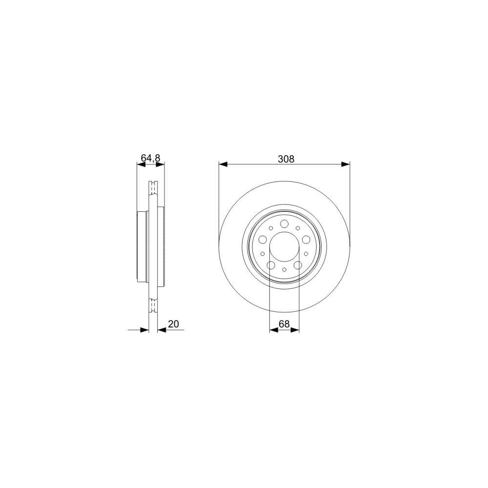 Disc frana BOSCH 0 986 479 320