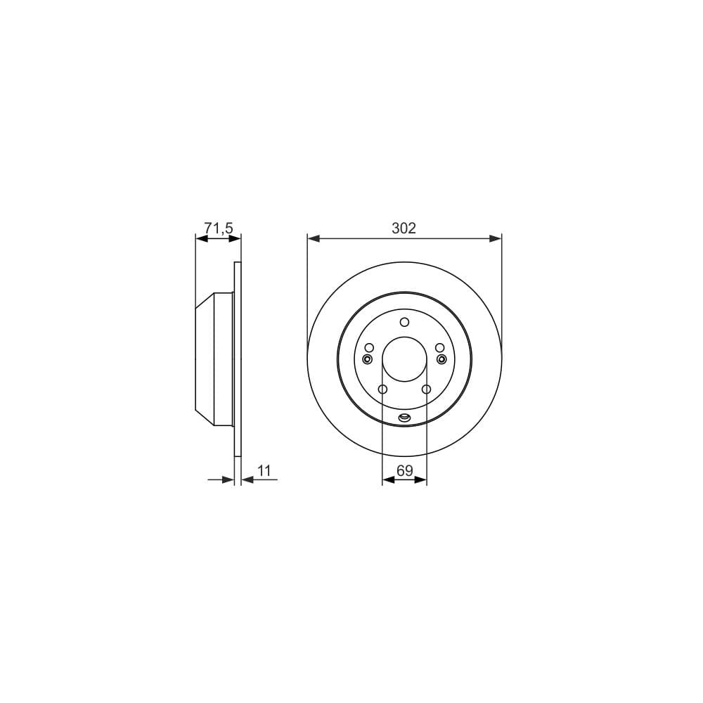 Disc frana BOSCH 0 986 479 081