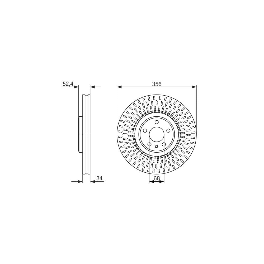 Disc frana BOSCH 0 986 479 748