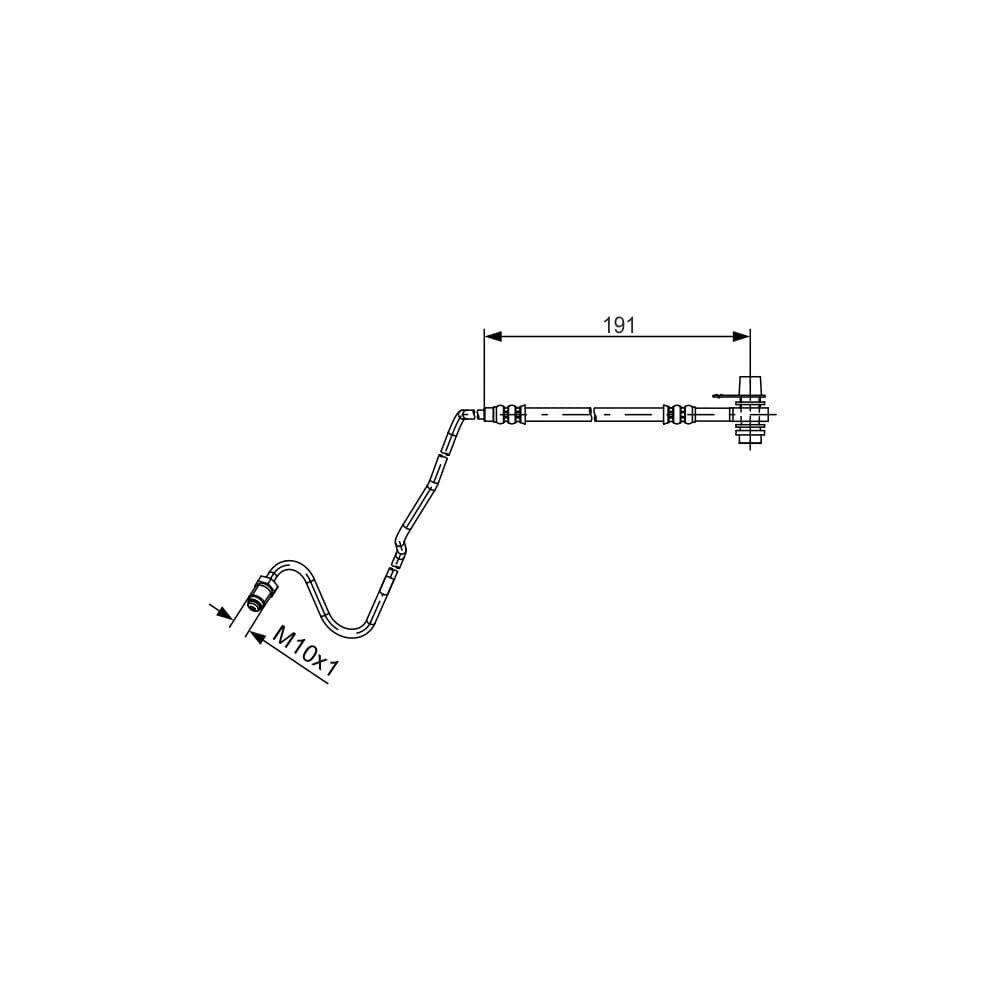 Furtun frana BOSCH 1 987 481 537