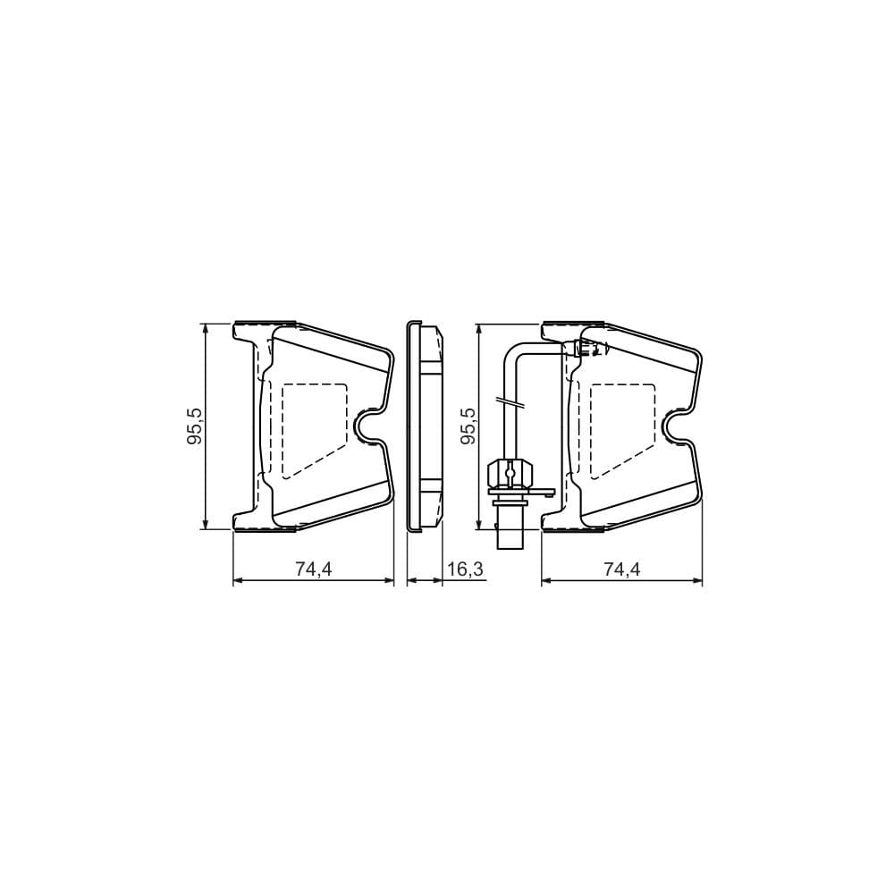 Set placute frana disc BOSCH 0 986 494 216