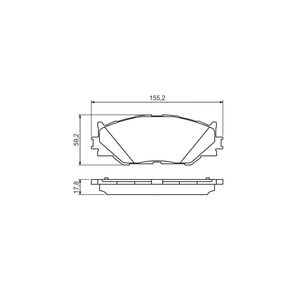 Set placute frana disc BOSCH 0 986 494 316