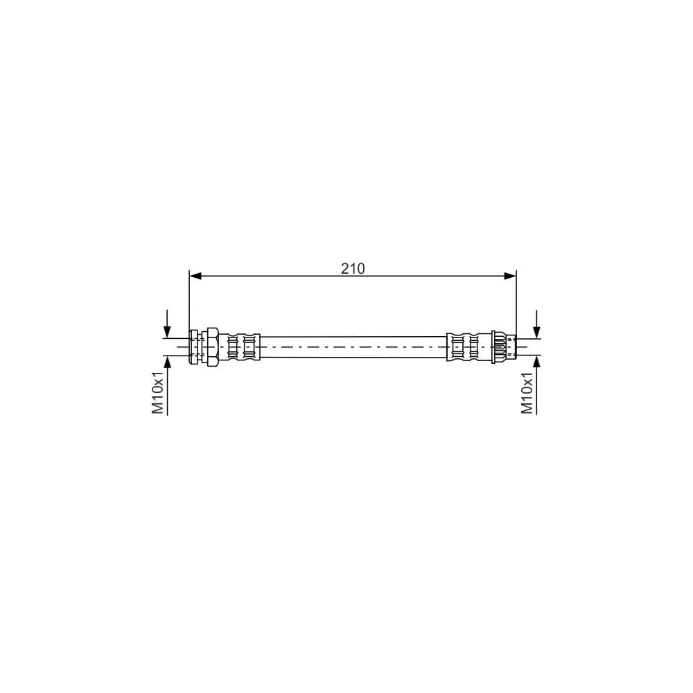 Furtun frana BOSCH 1 987 476 913