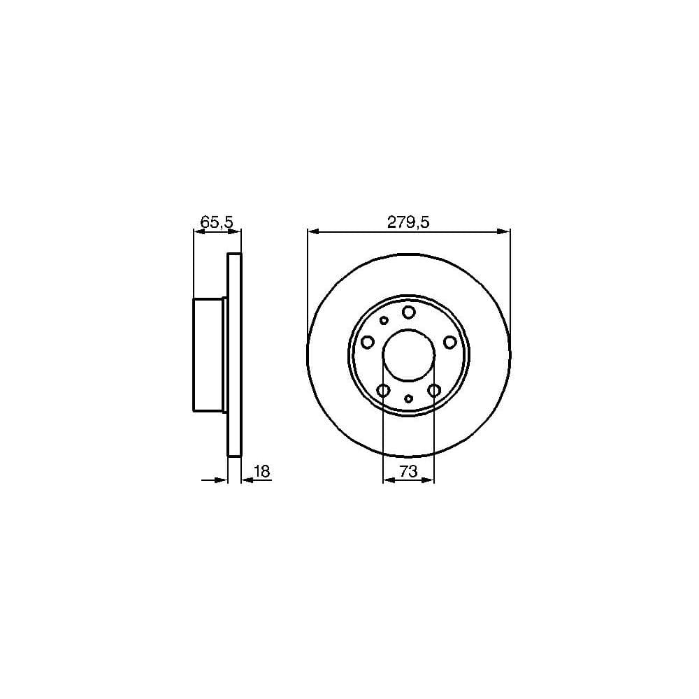 Disc frana BOSCH 0 986 478 843