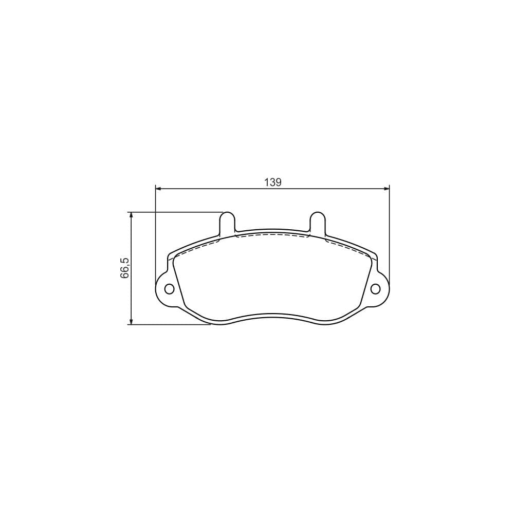 Set placute frana disc BOSCH 0 986 494 288