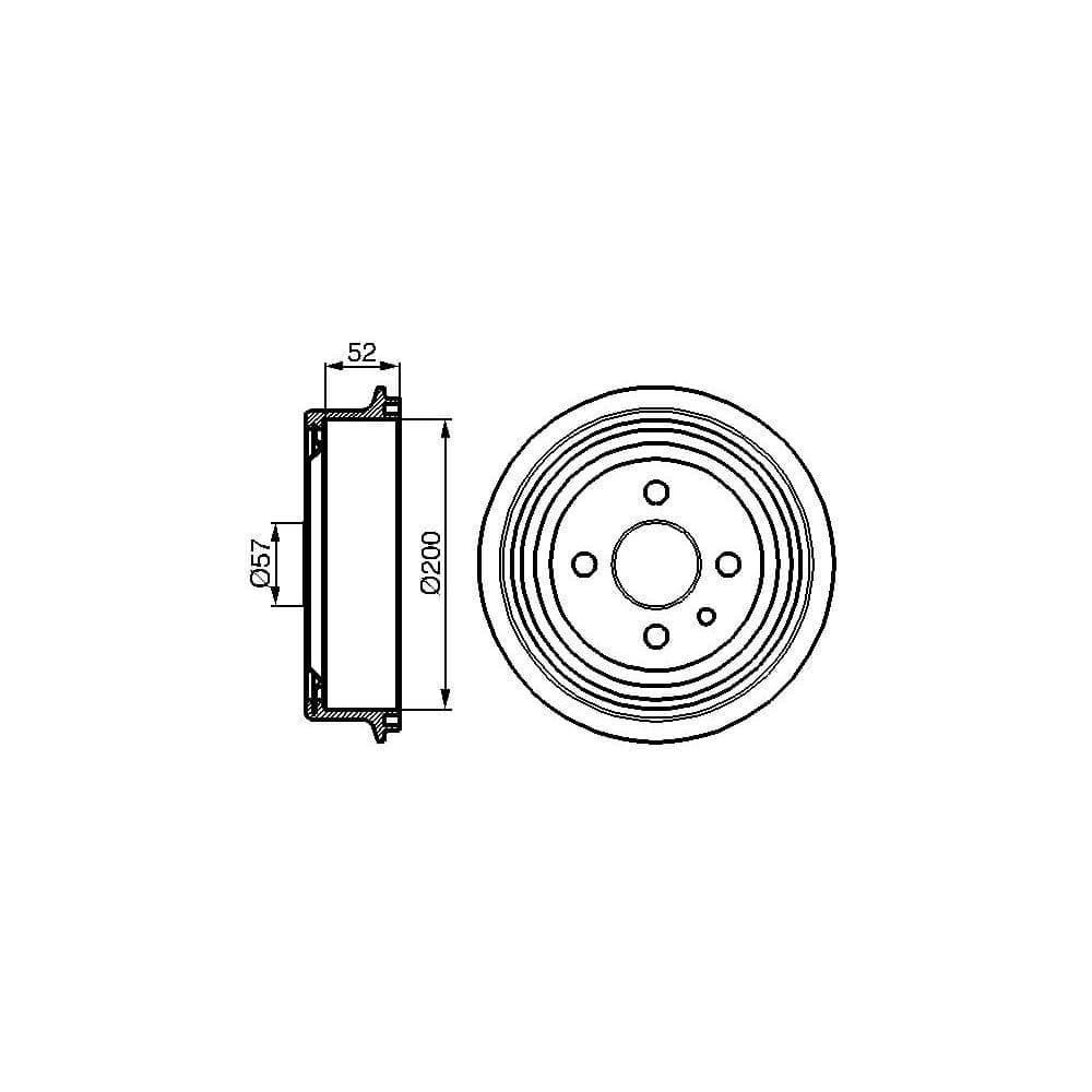 Tambur frana BOSCH 0 986 477 018