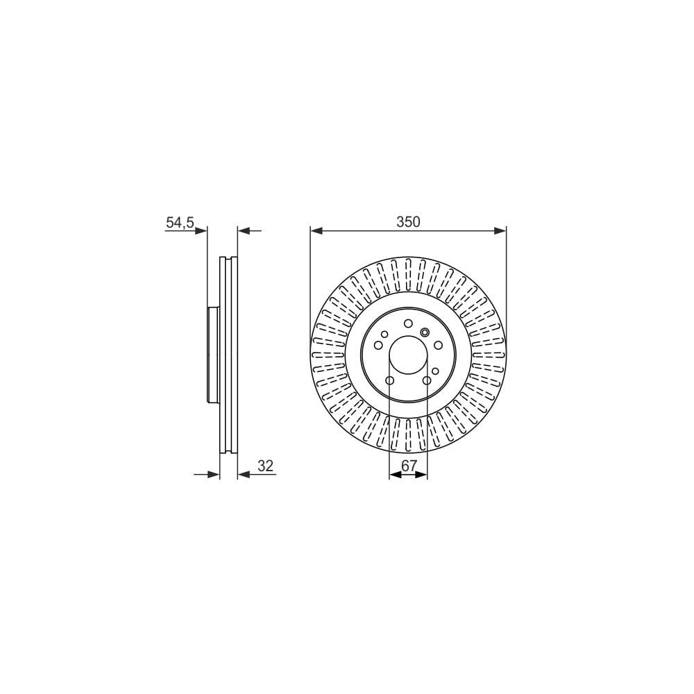 Disc frana BOSCH 0 986 479 329