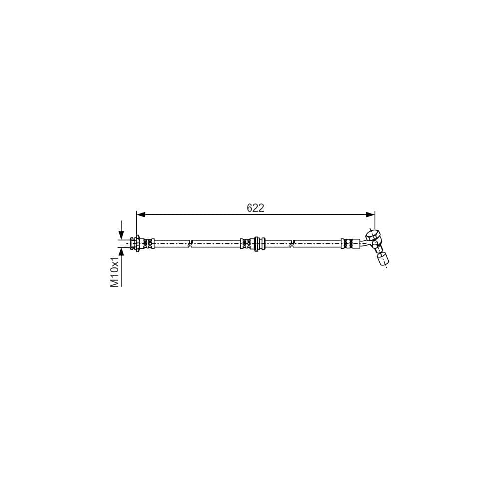 Furtun frana BOSCH 1 987 481 A40
