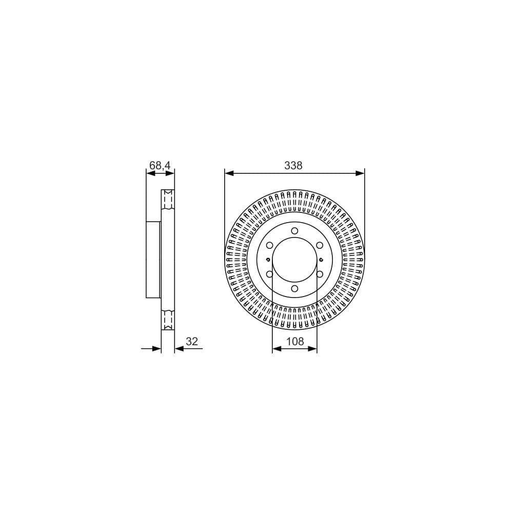 Disc frana BOSCH 0 986 479 A65