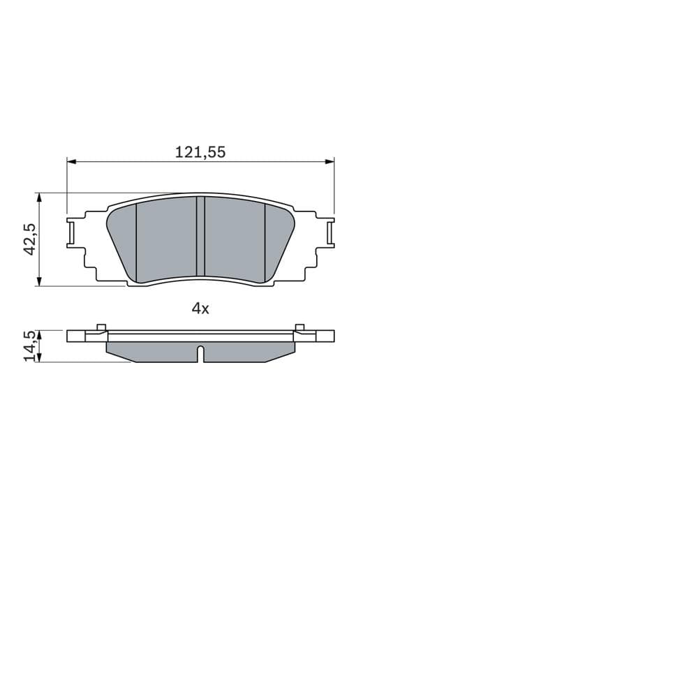 Set placute frana disc BOSCH 0 986 424 840