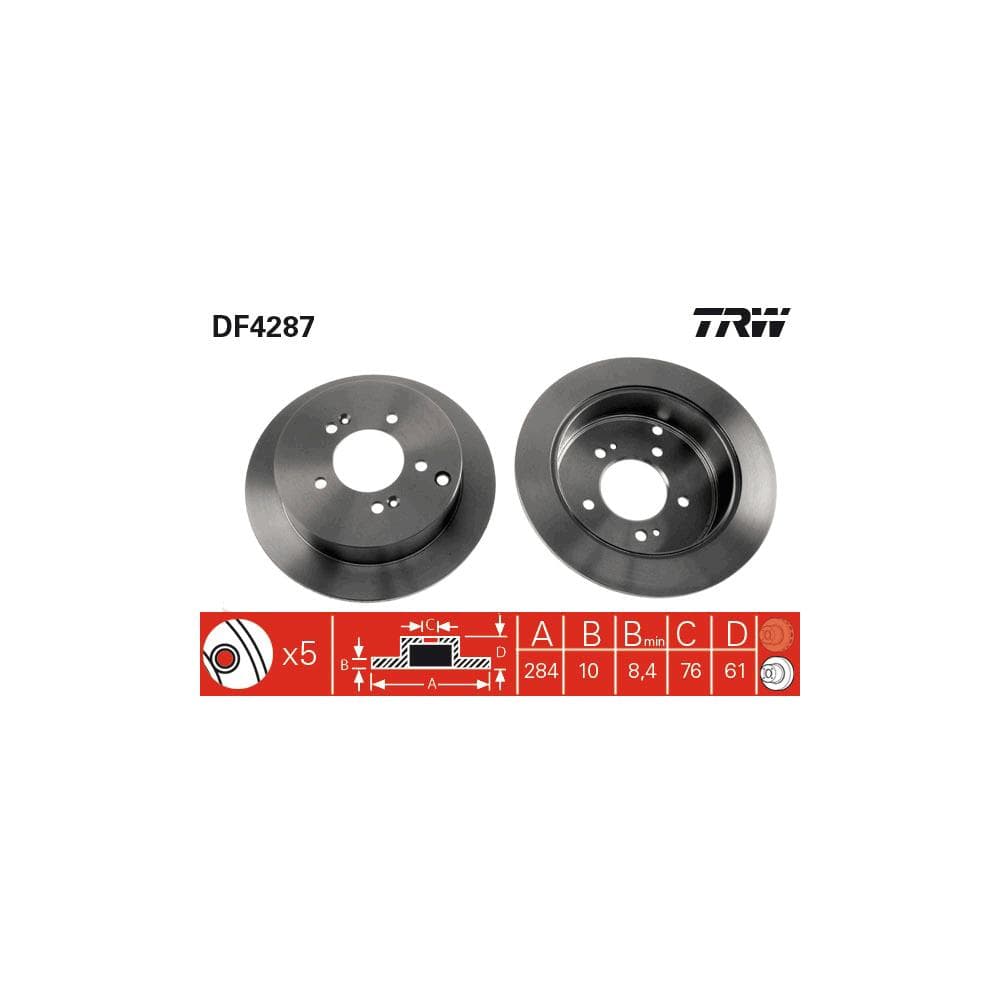 Disc frana TRW DF4287