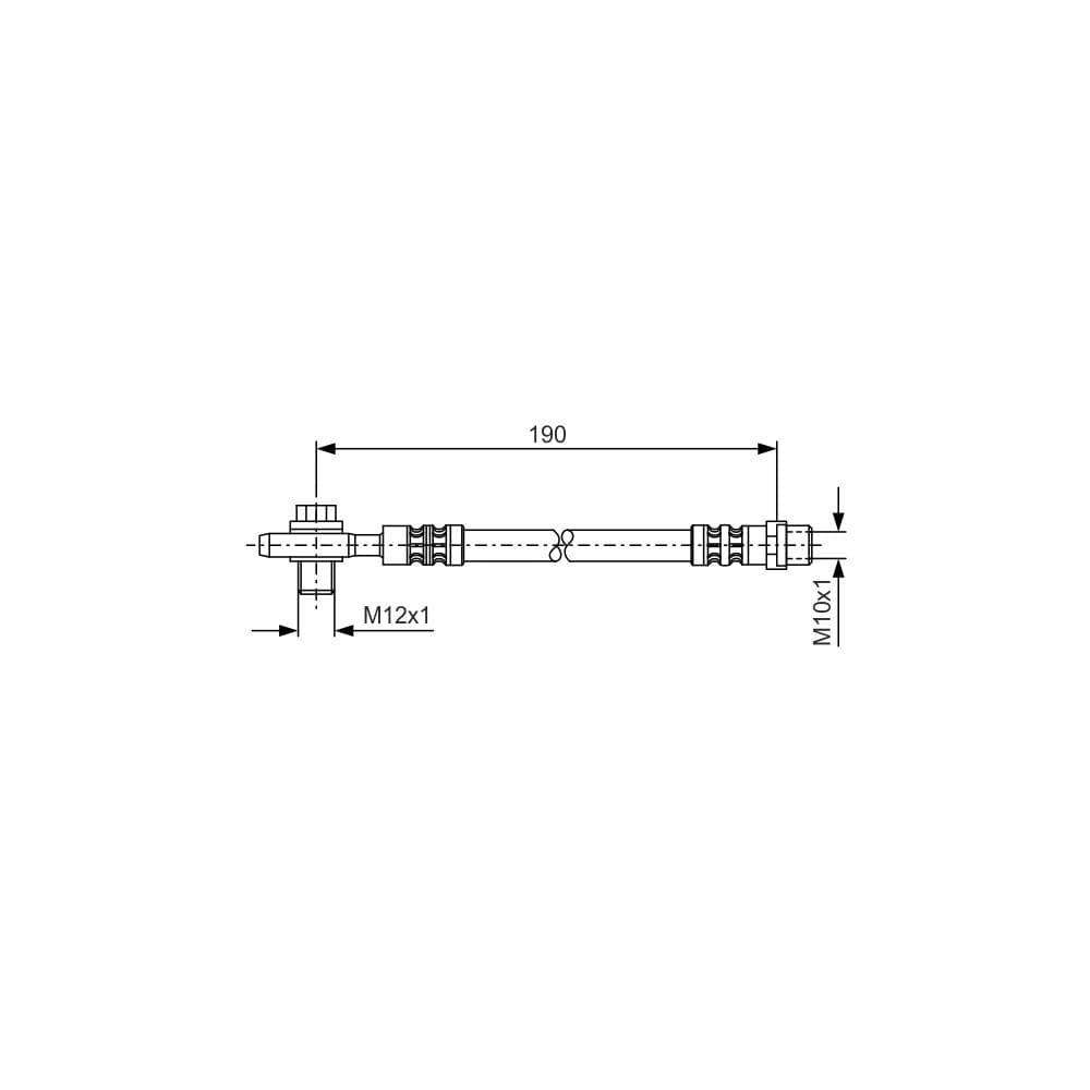 Furtun frana BOSCH 1 987 476 719