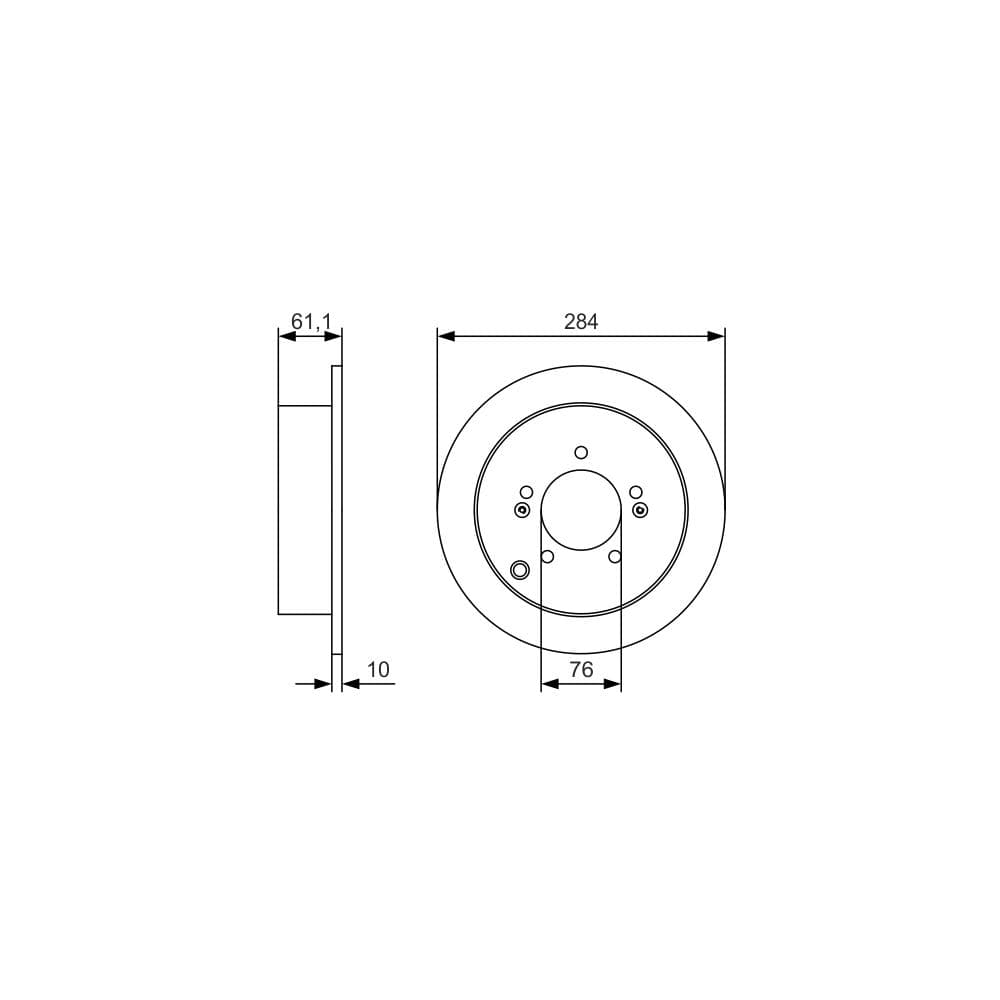 Disc frana BOSCH 0 986 479 U37
