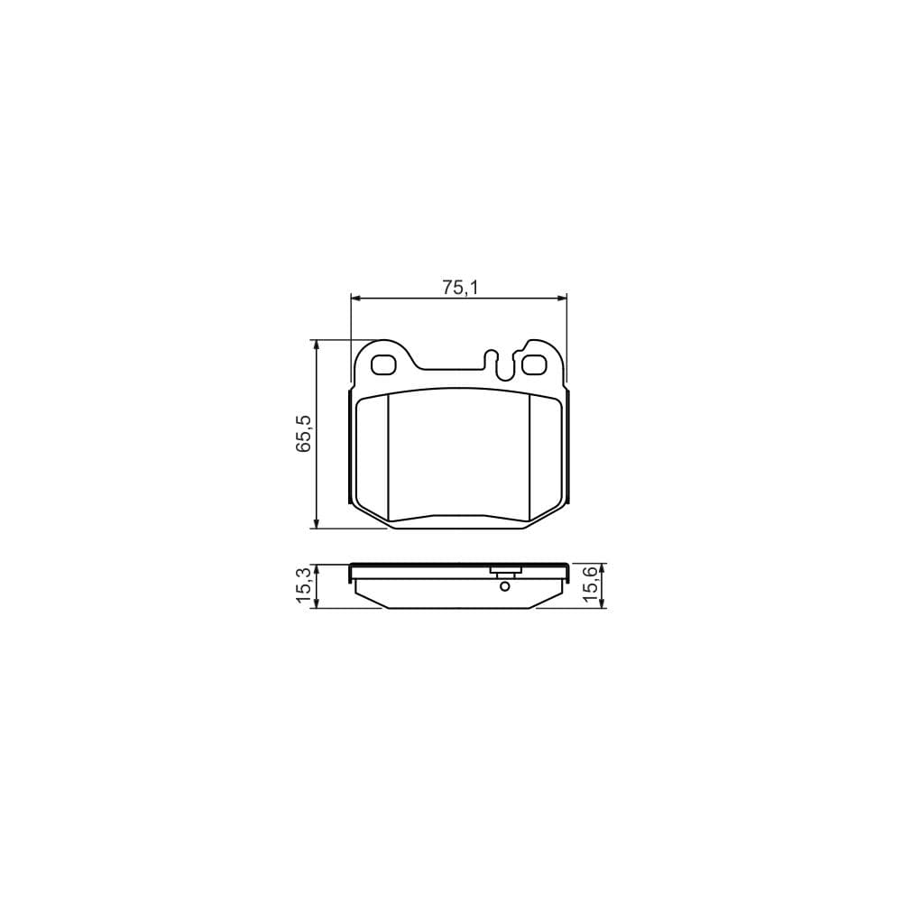 Set placute frana disc BOSCH 0 986 494 410