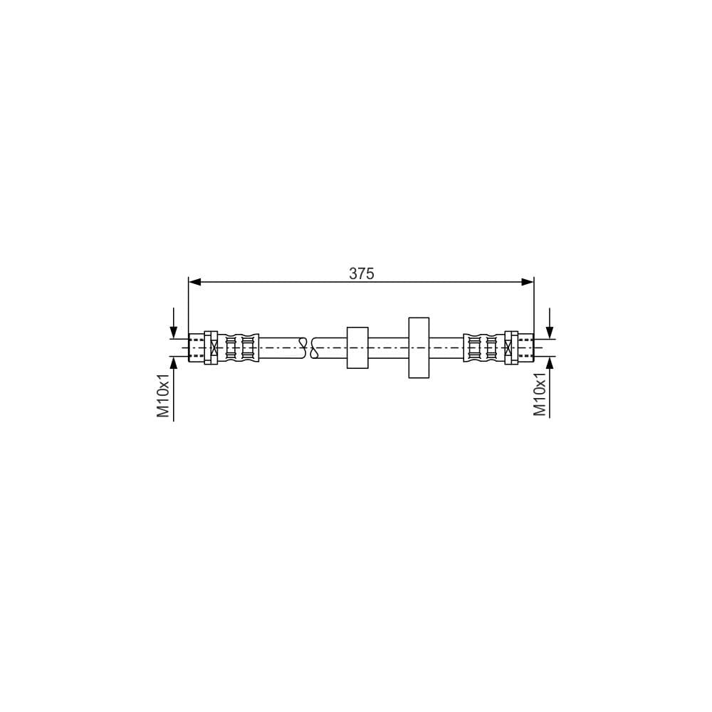 Furtun frana BOSCH 1 987 476 698