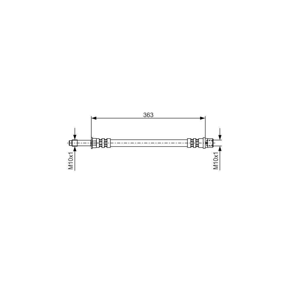 Furtun frana BOSCH 1 987 476 295