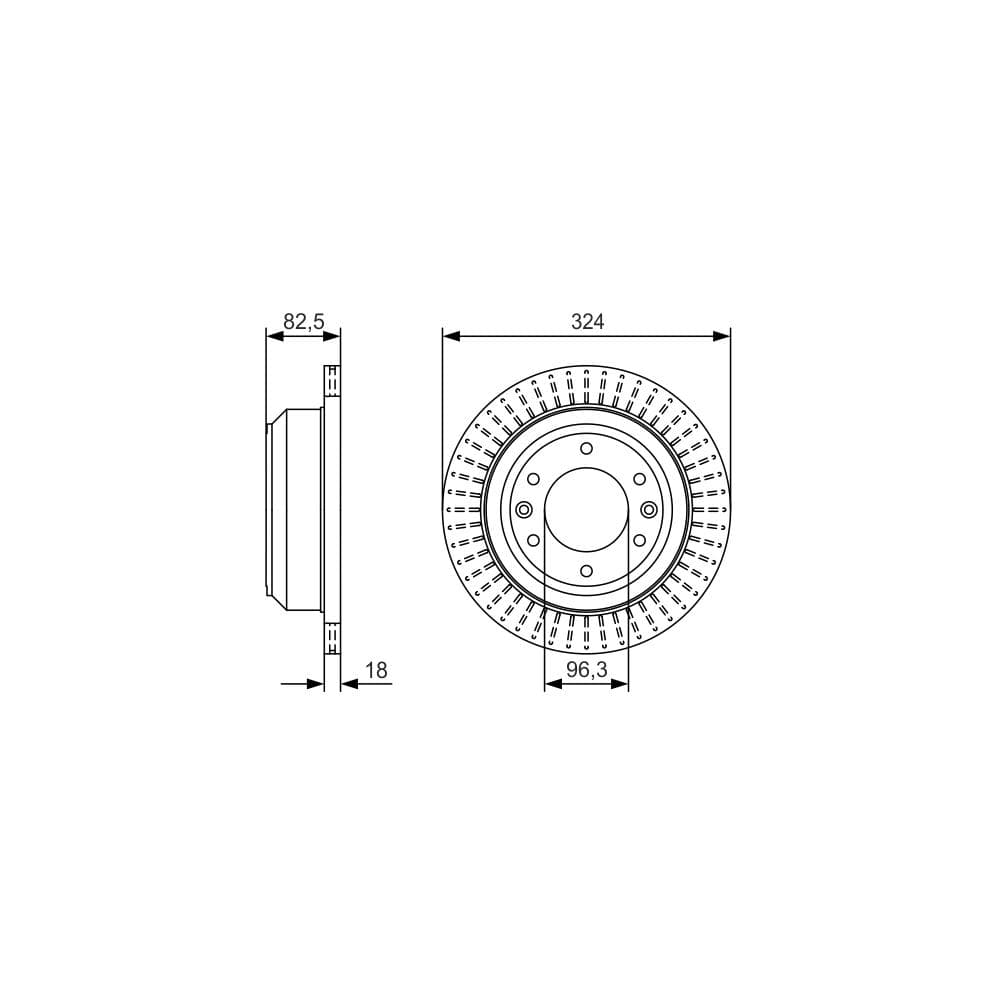 Disc frana BOSCH 0 986 479 U29