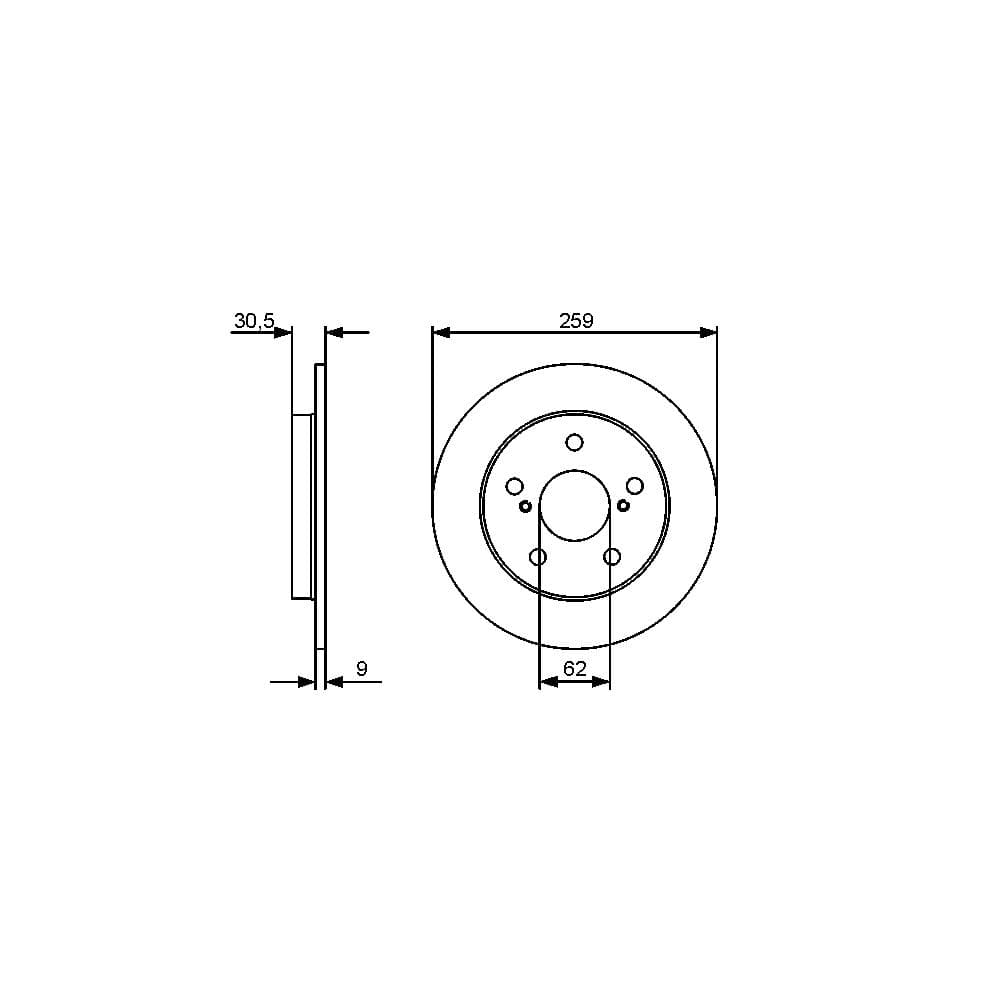 Disc frana BOSCH 0 986 479 418