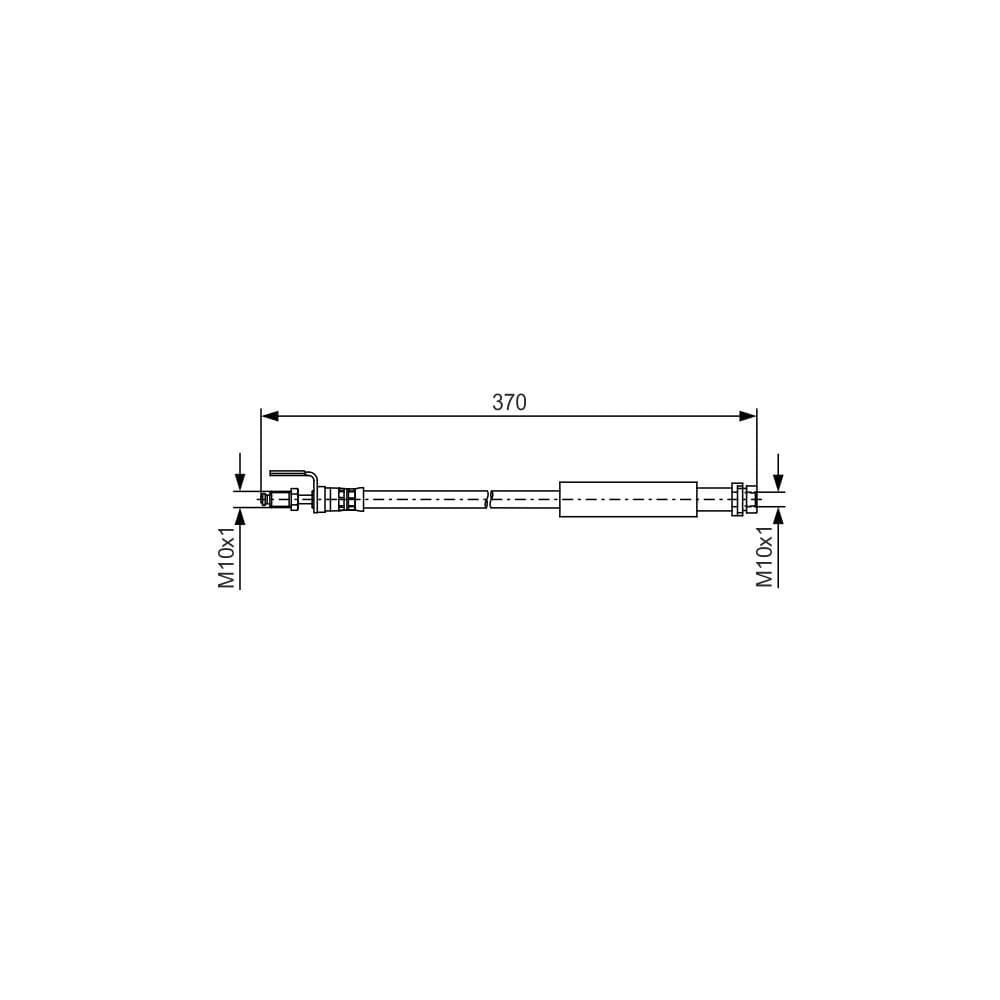 Furtun frana BOSCH 1 987 481 487