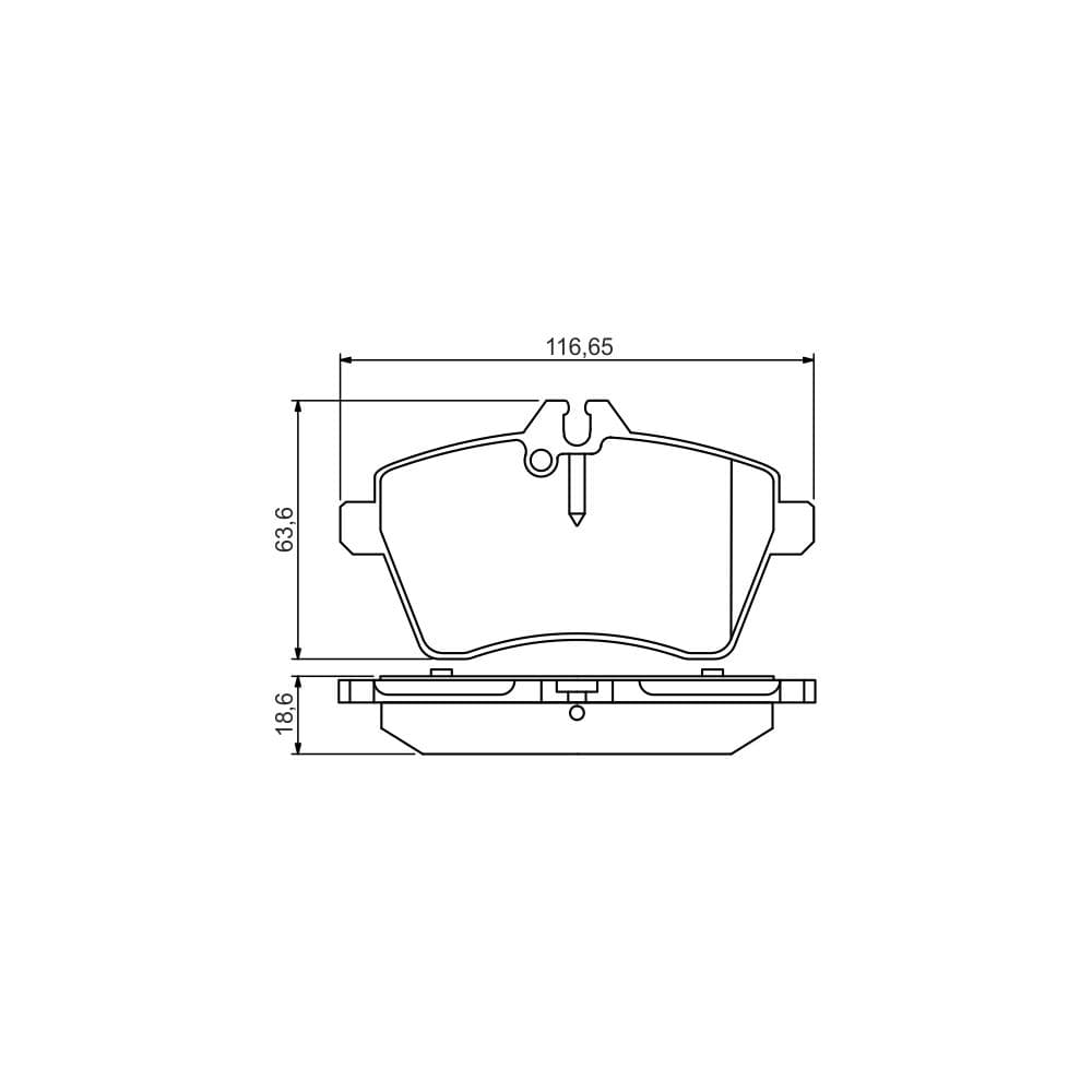Set placute frana disc BOSCH 0 986 495 273