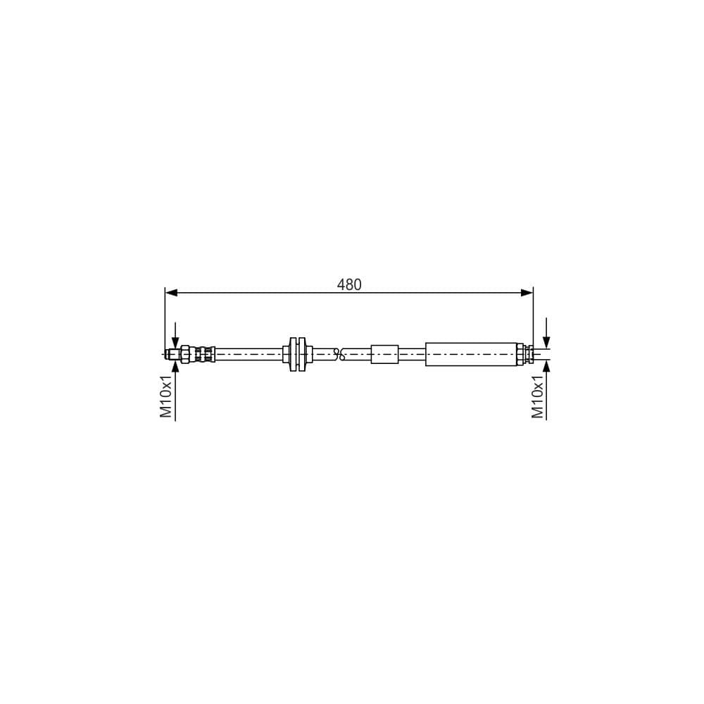 Furtun frana BOSCH 1 987 476 824