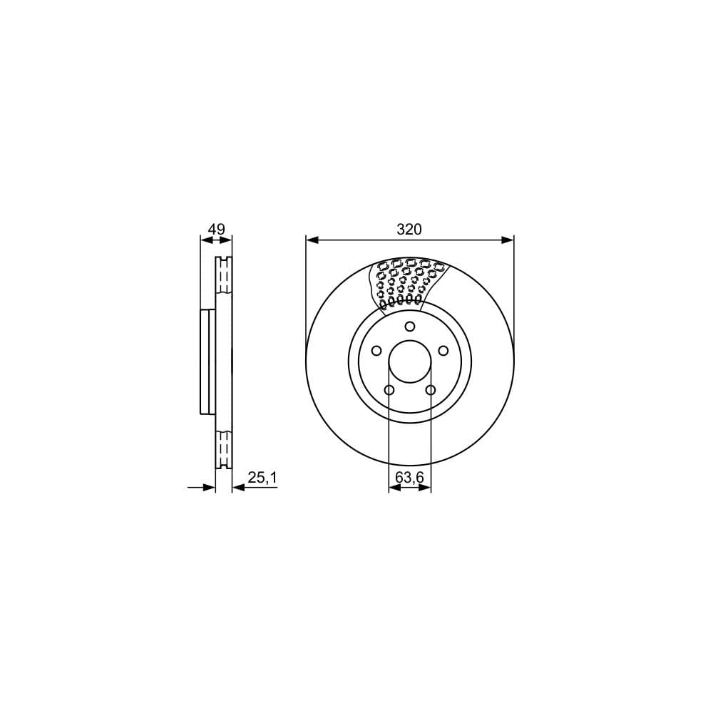 Disc frana BOSCH 0 986 479 660