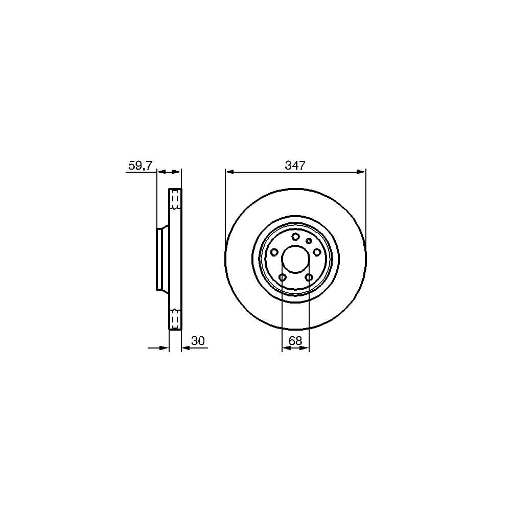 Disc frana BOSCH 0 986 479 260