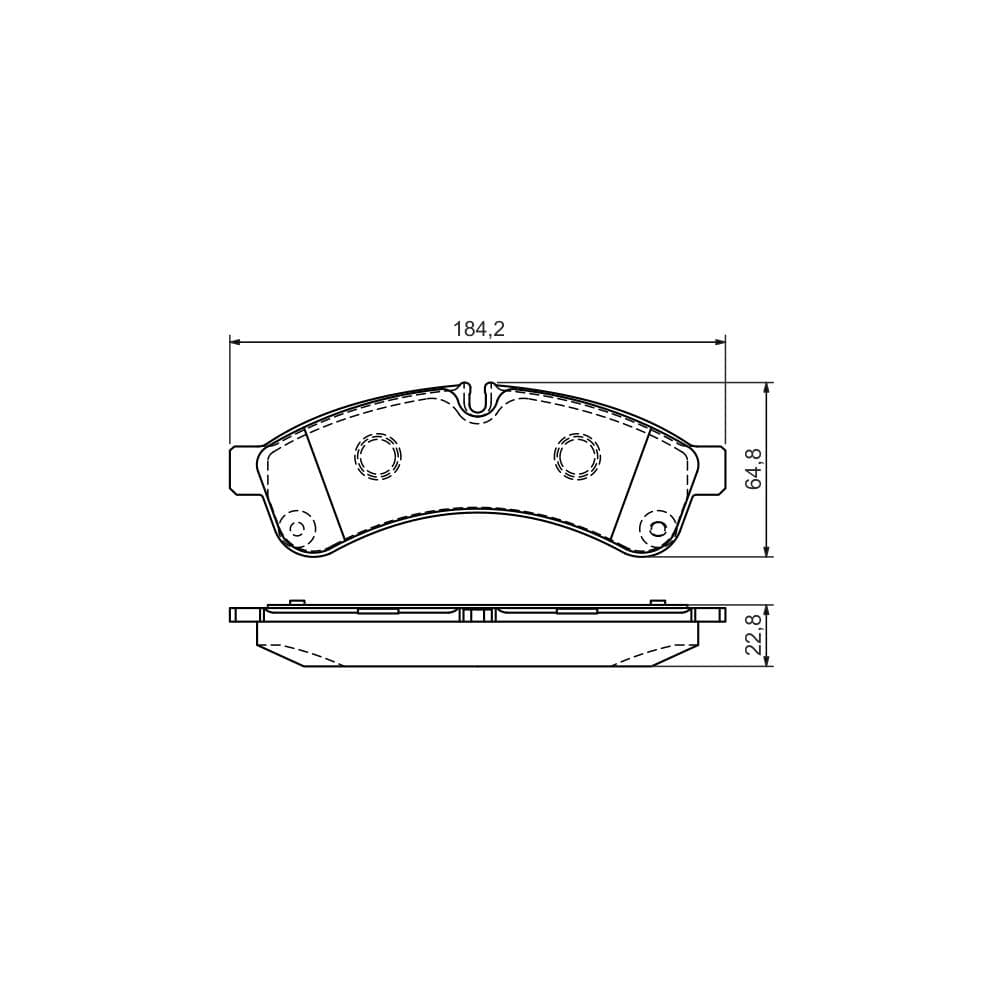 Set placute frana disc BOSCH 0 986 494 335