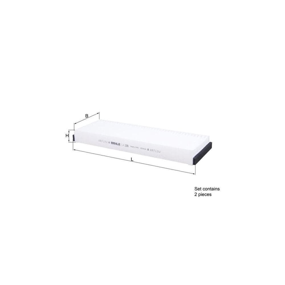 Filtru habitaclu MAHLE LA 239/S