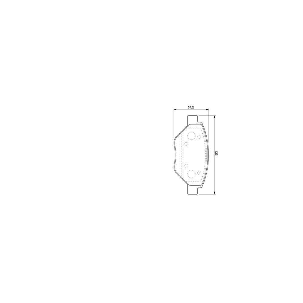 Set placute frana disc BOSCH 0 986 424 774