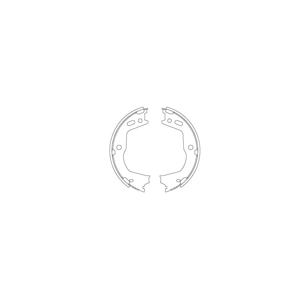 Set saboti frana, frana de mana TRW GS8803