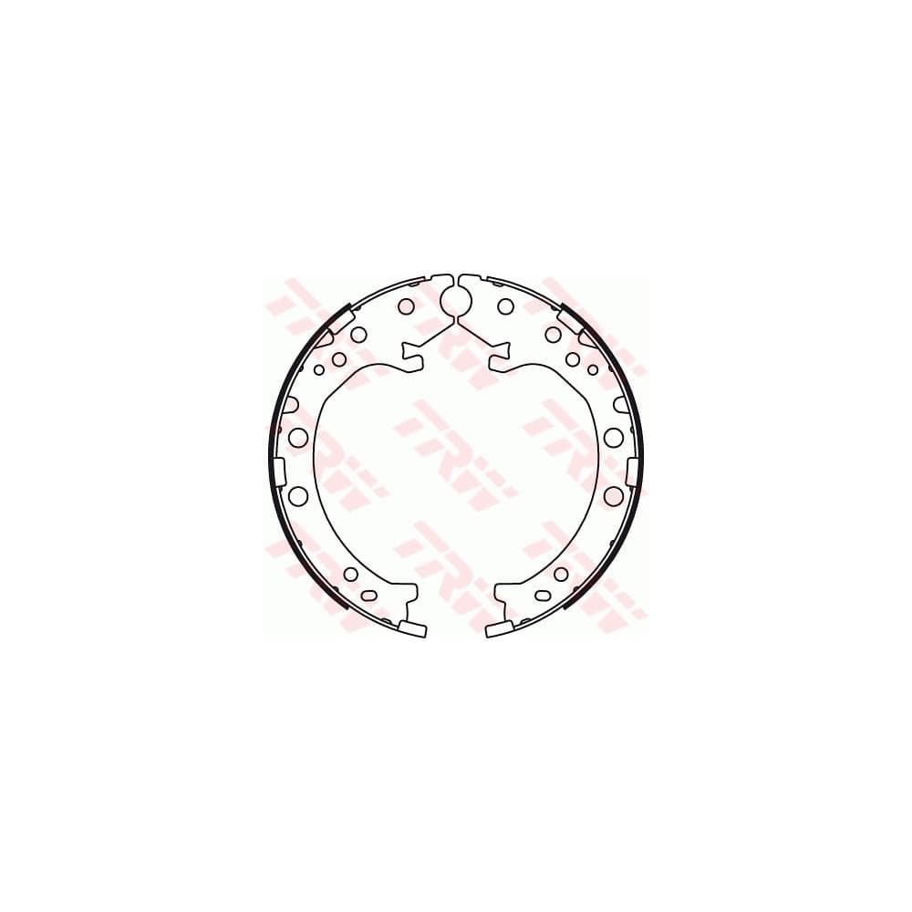 Set saboti frana, frana de mana TRW GS8789