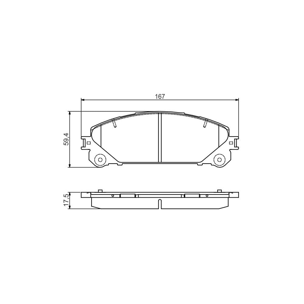 Set placute frana disc BOSCH 0 986 495 169