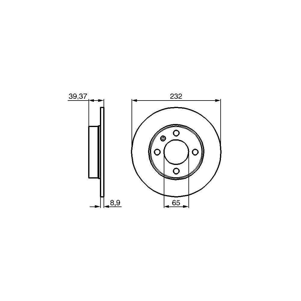 Disc frana BOSCH 0 986 478 492