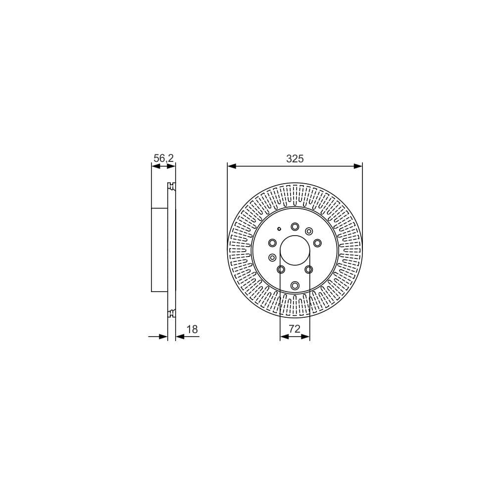 Disc frana BOSCH 0 986 479 C30