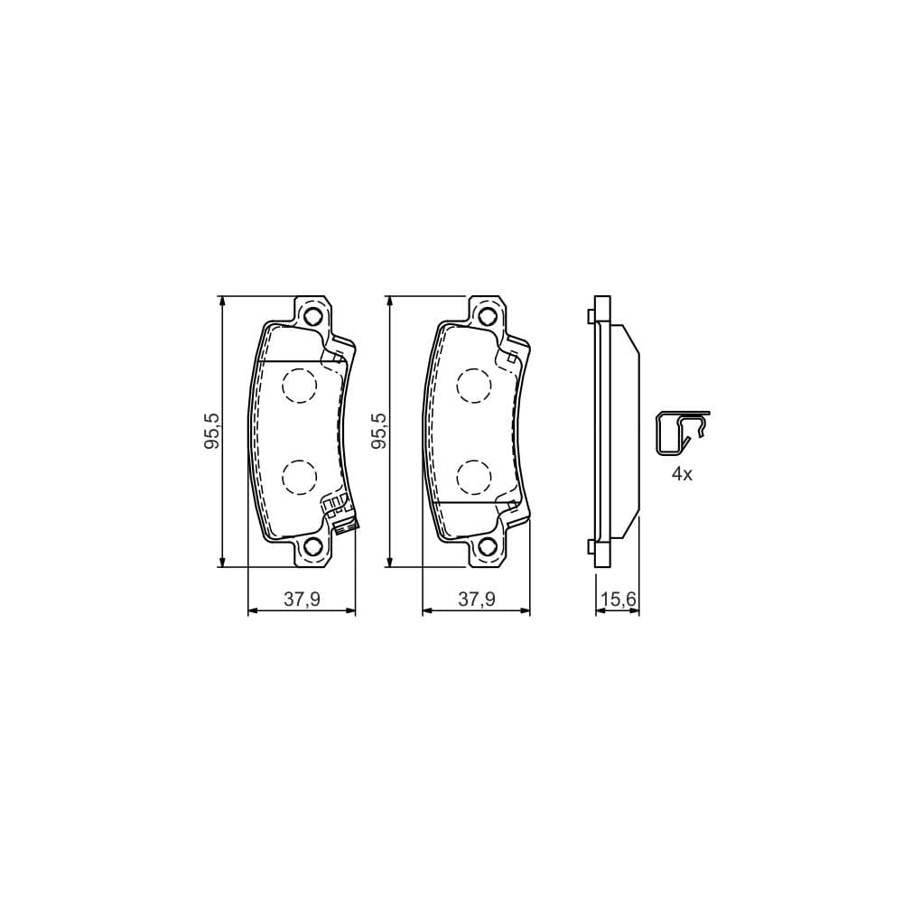 Set placute frana disc BOSCH 0 986 424 790