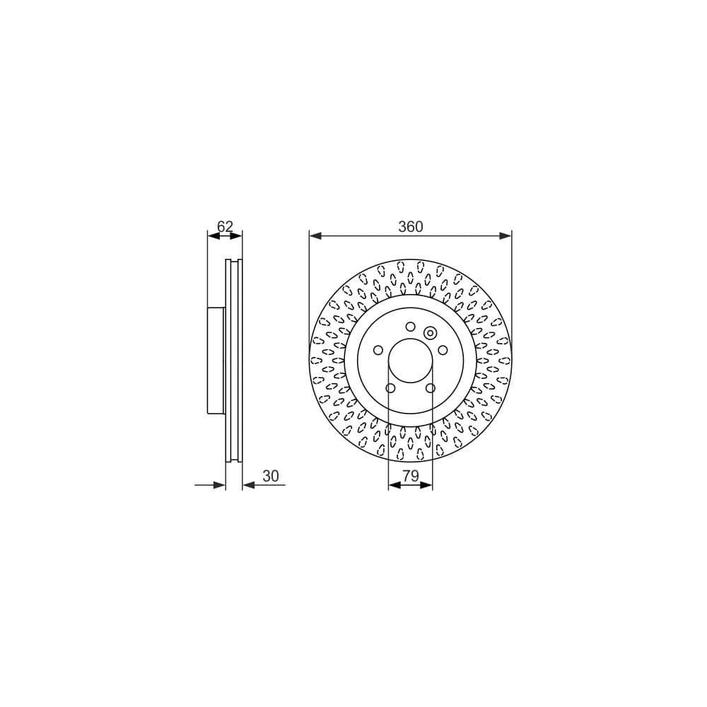 Disc frana BOSCH 0 986 479 578