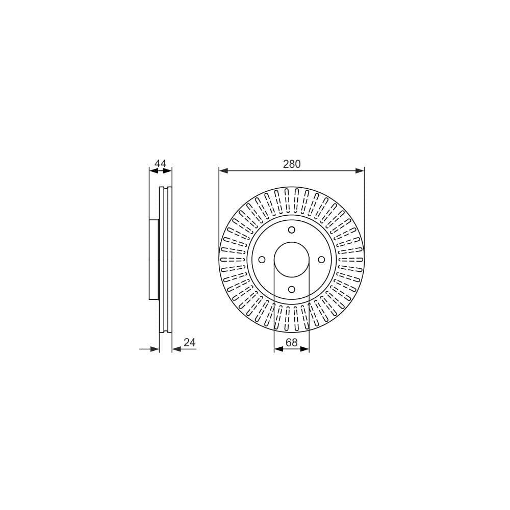 Disc frana BOSCH 0 986 479 737