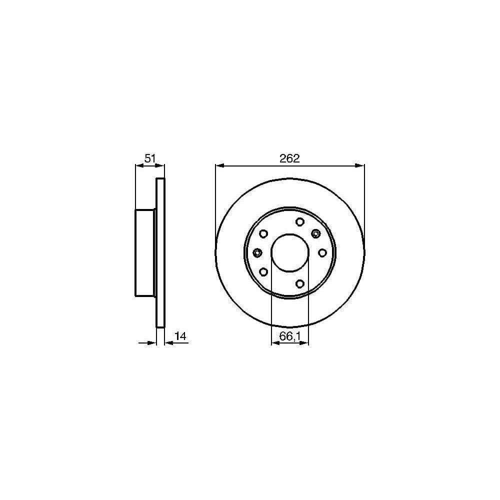 Disc frana BOSCH 0 986 478 991