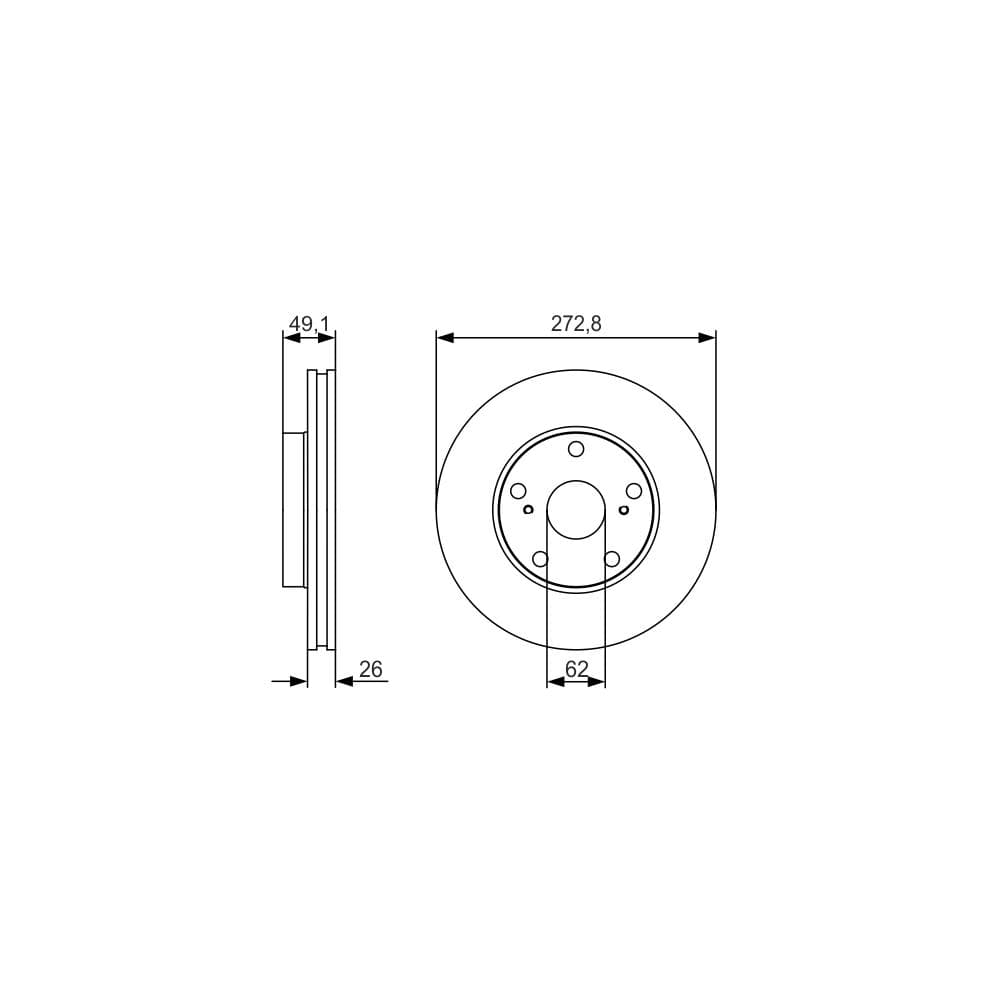 Disc frana BOSCH 0 986 479 S16