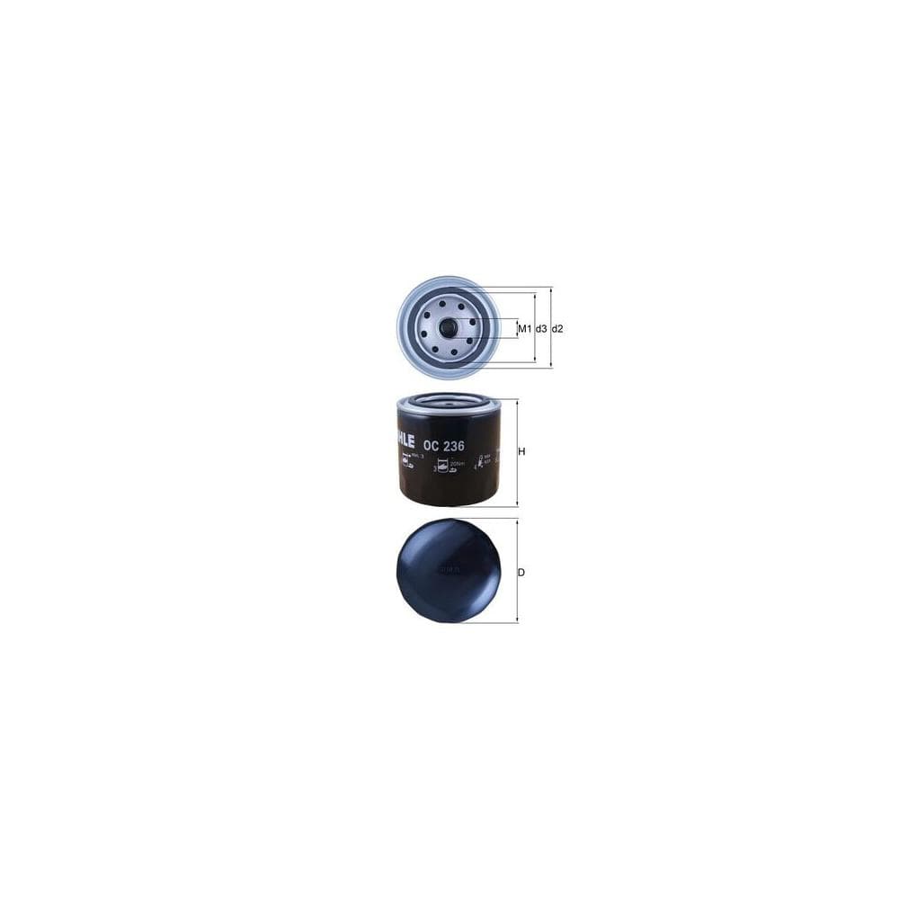 Filtru ulei MAHLE OC 236